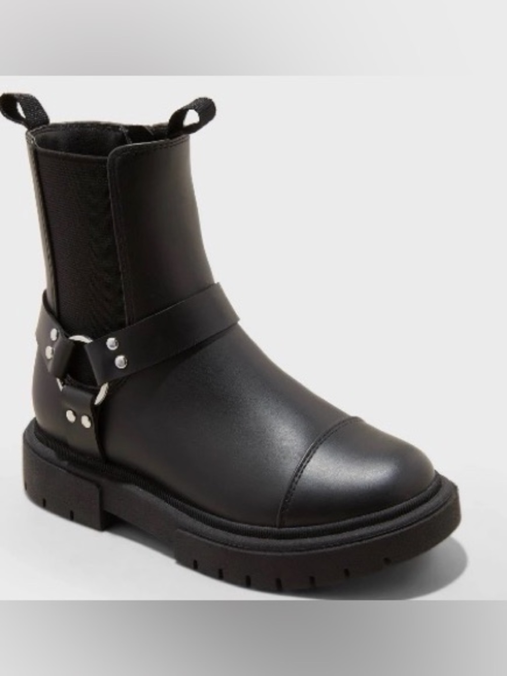 art class Black Kids' Crosby Harness Moto Boots